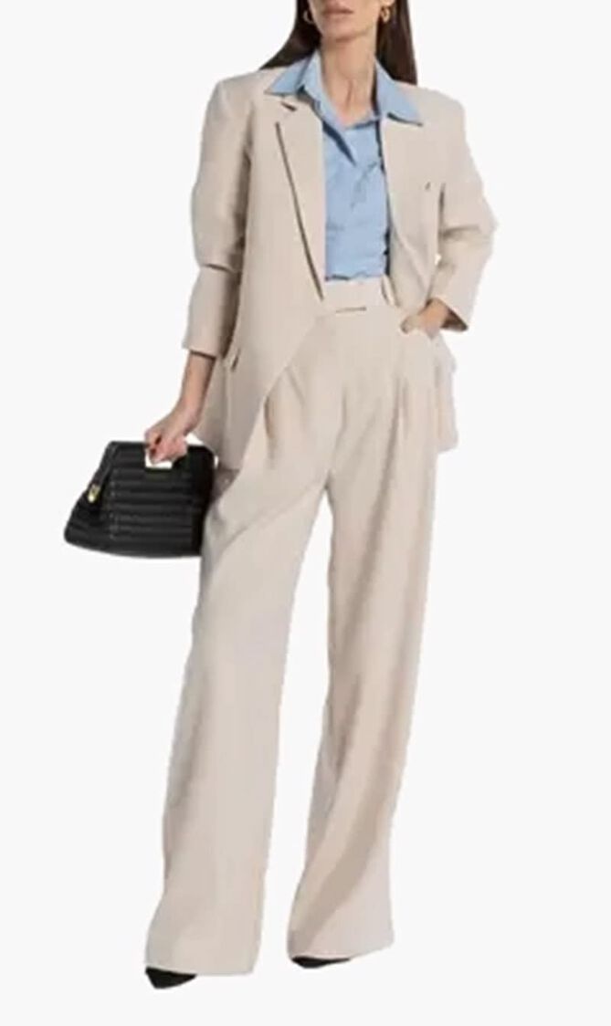 AUDREY BLAZER- BONE