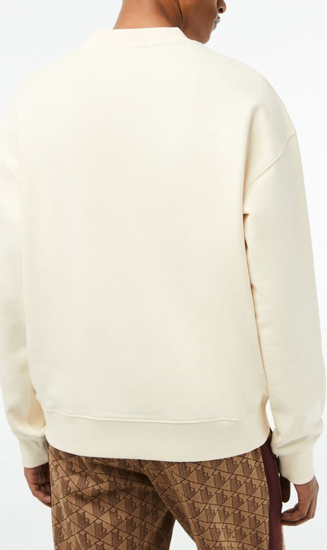 Round Neck Loose Fit Printed Sweatshirt