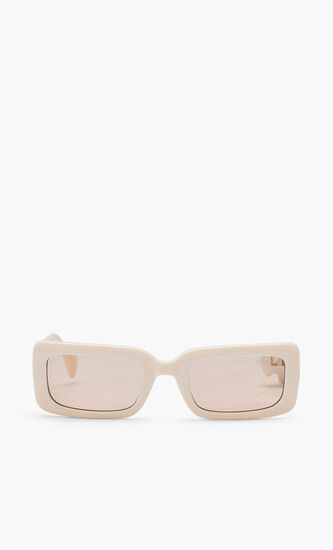 IVORY / BROWN/INJECTED/RECTANGULAR/FULL RIM/-U
