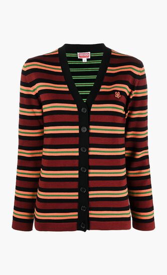 Stripes Fitted Cardigan