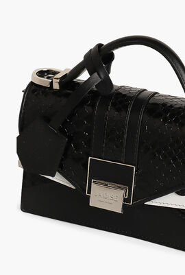 Cartella Mini Leather Crossbody Bag