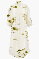 Blossom Print Midi Shirt Dress