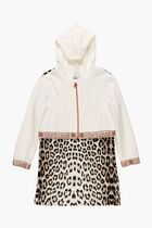Hooded Leopard Print Dress