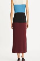 Color Block Wool Dress