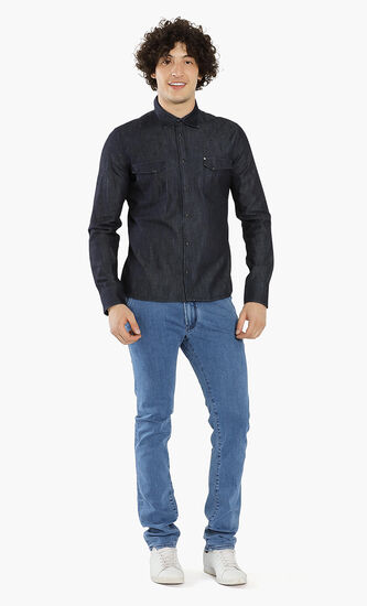 Chest Pocket Denim Shirt
