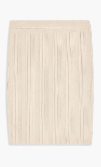 Ribbed Knit Skirt