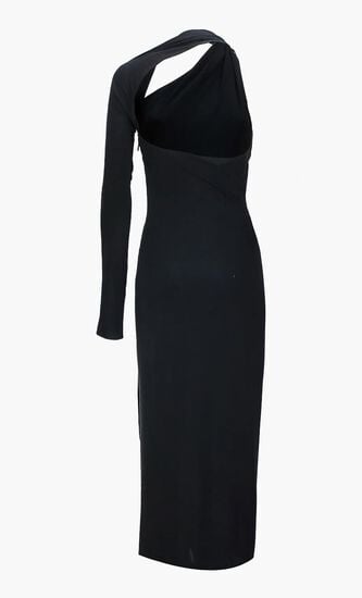 Asymmetric Midi Dress
