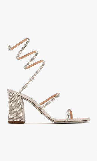 Grey Satin/C.Silver Shade Strass