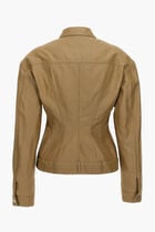 WAISTED BUTONNED JACKET