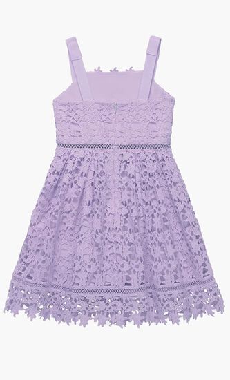 PURPLE LACE DRESS