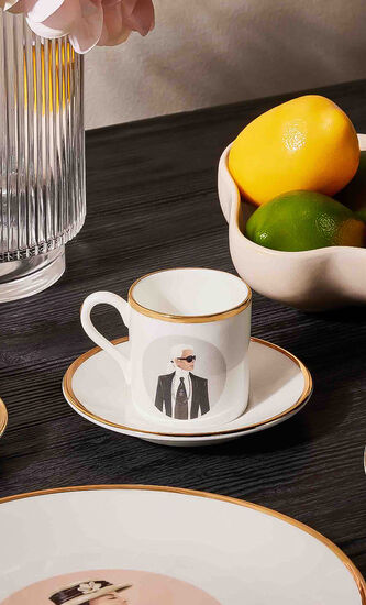 Karl Espresso Cup & Saucer