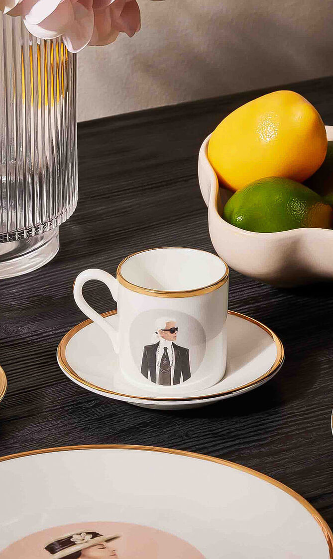 Karl Espresso Cup & Saucer Karl Espresso Cup & Saucer