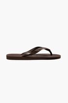 Textured Thong-Strap Flip-Flops