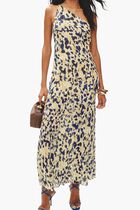 Asymmetric Panel Maxi Dress