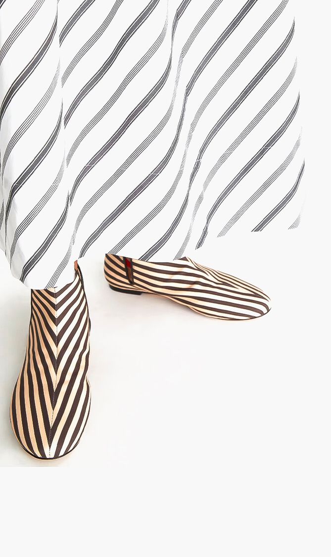 Variegated Poplin Skirt