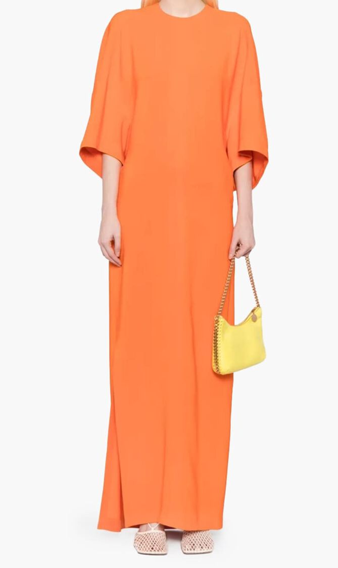 Maxi Dress With Half Sleeves