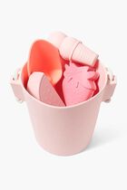 SILICONE BUCKET & SPADE SET PINK