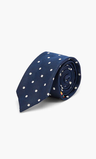 MEN TIE NARROW SPOT