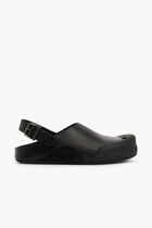 Mule With Leather Buckle