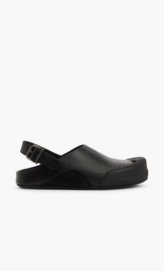 Mule With Leather Buckle
