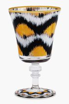 Ikat Drinking Glass