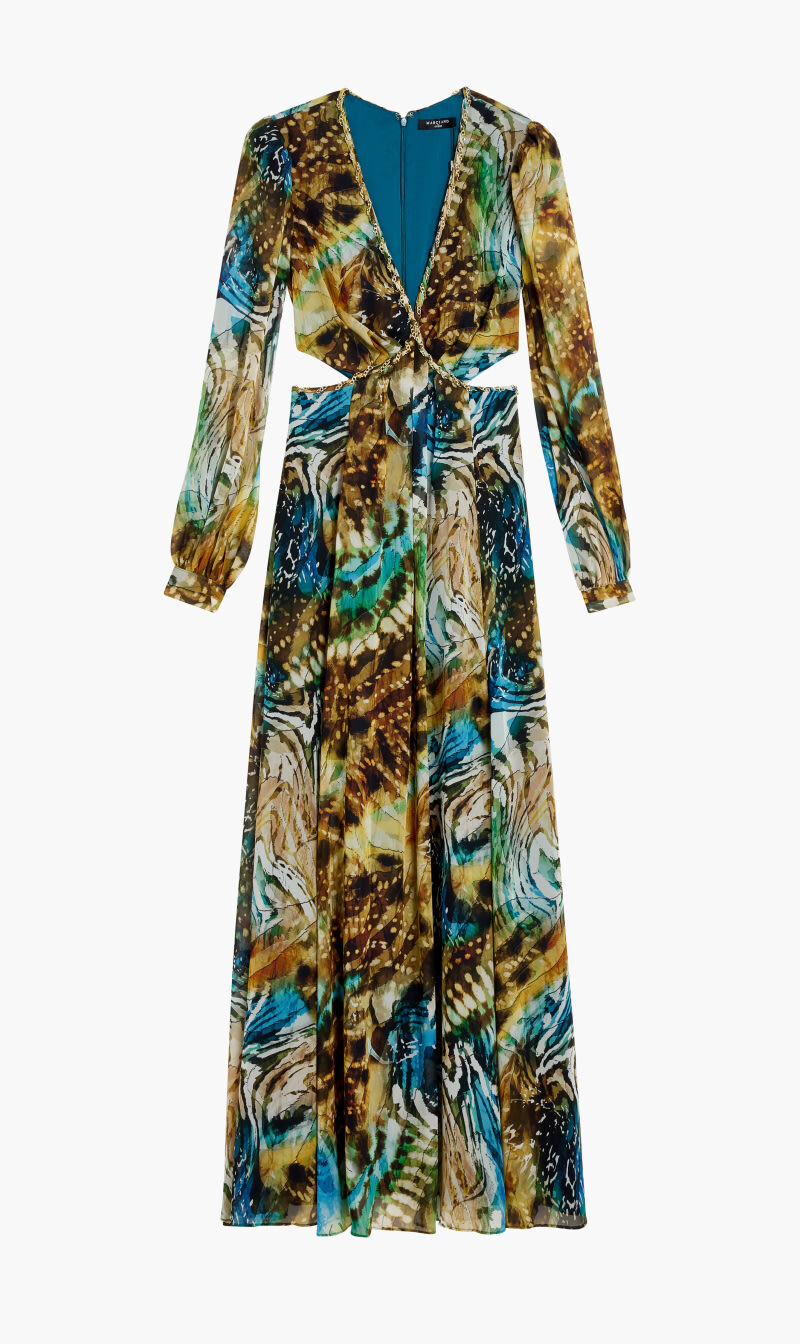 Buy GUESS Ursula Full Sleeve Gown for AED 695.00 The Deal Outlet