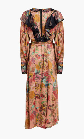 ROUND NECK LONG DRESS