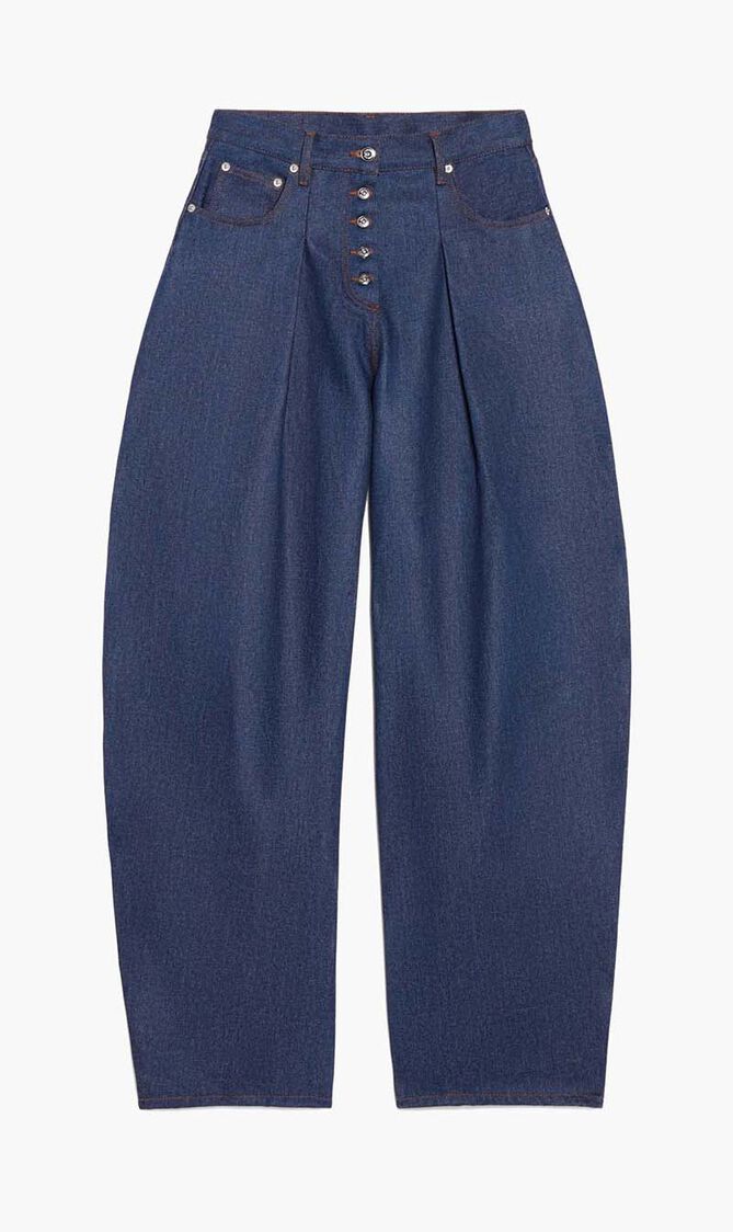 Wide Curved Jeans