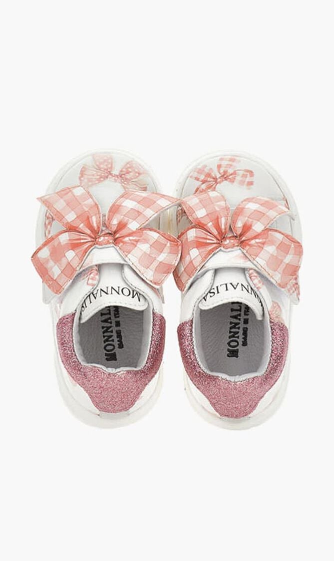 Glitter Bow Sneakers
