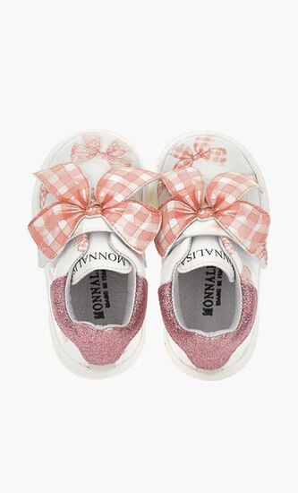 Glitter Bow Sneakers