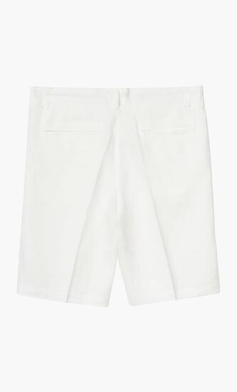 Linen Bermuda Chino Shorts