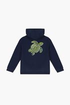 GATO SWEAT CR24 TURTBACK HOOD BLEU MARINE