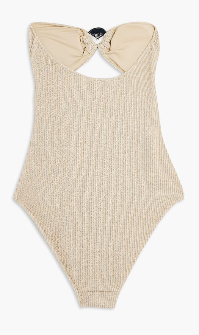 KARL DNA STRAPLESS SWIMSUIT