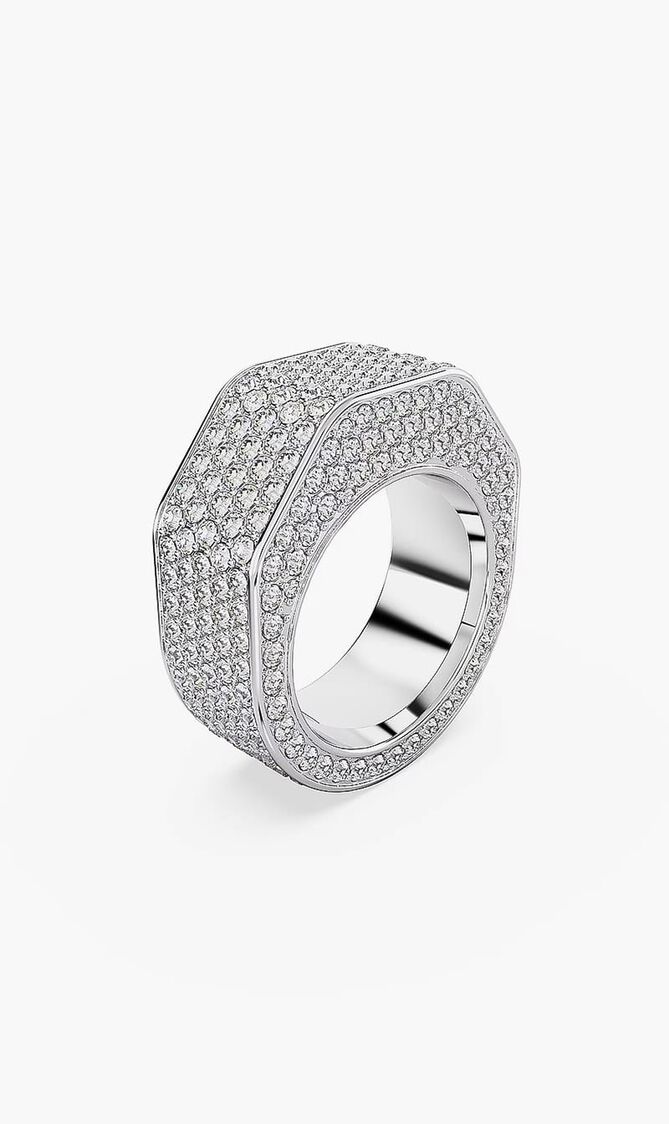 SJC DEXTERA RING OCT FULL PAVE CRE/RHS 50 MM