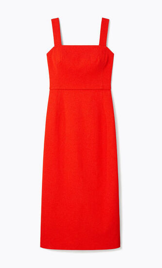 Stretch Faille Dress