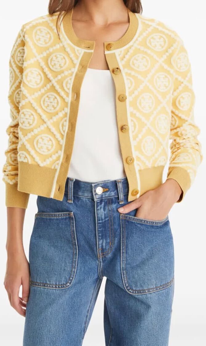 Monogram Viscose Cardigan