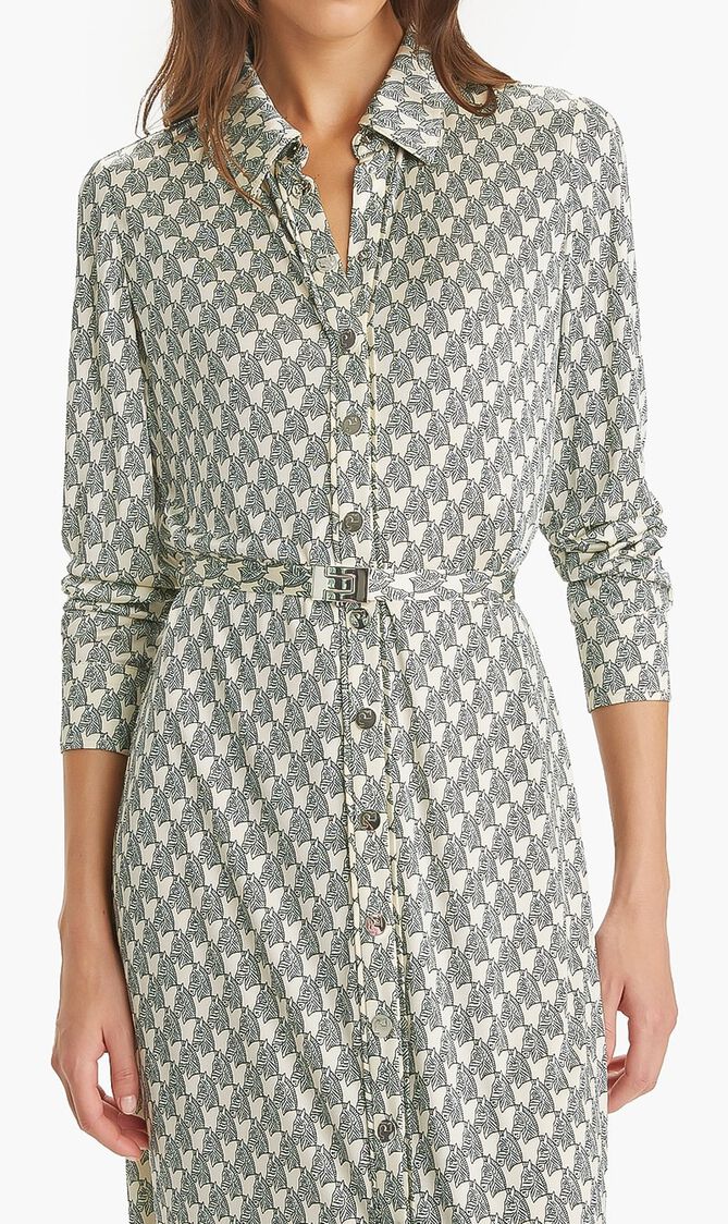 PRINTED VISCOSE SHIRTDRESS PRINTED VISCOSE SHIRTDRESS