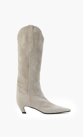 The Dallas Suede Knee High Boots