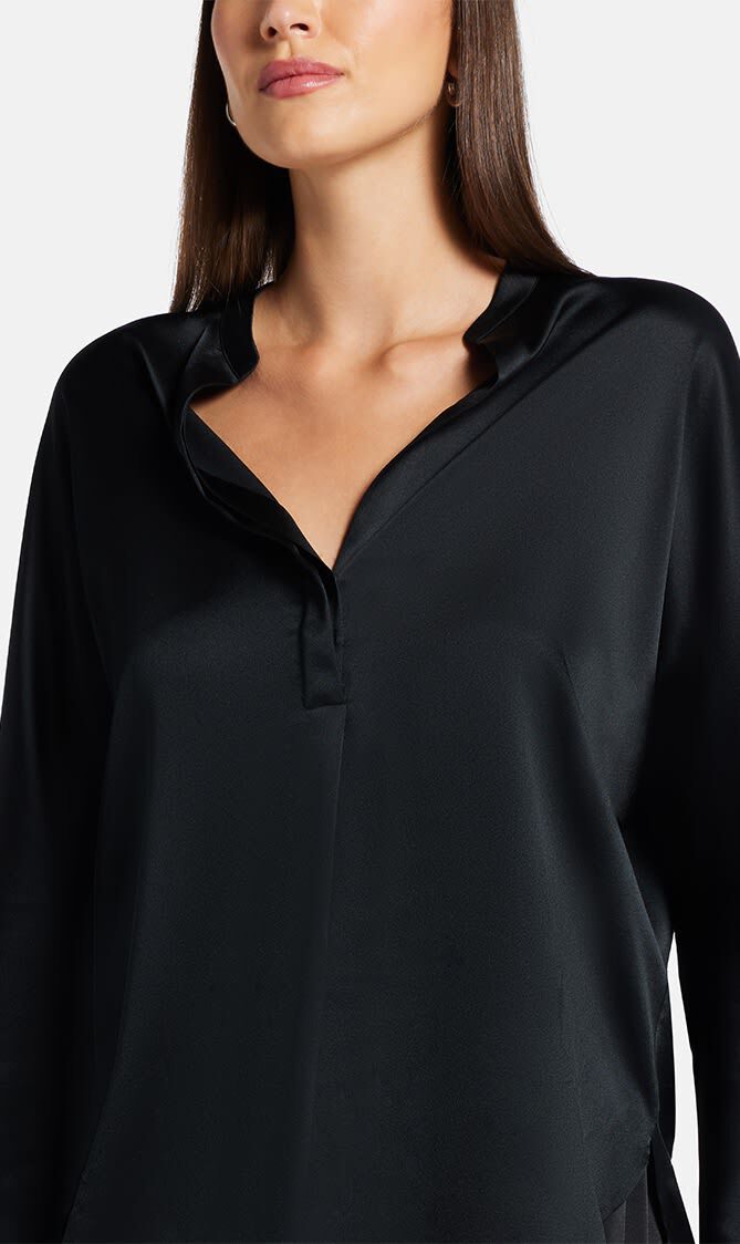 BAND COLLAR BLOUSE BAND COLLAR BLOUSE