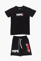 Alan Solid Jersey T-shirt and Shorts Set