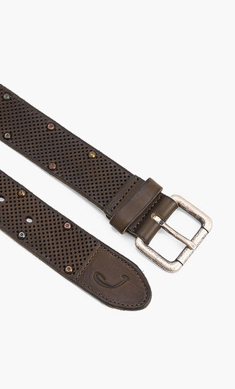 Leather Perforated Belt