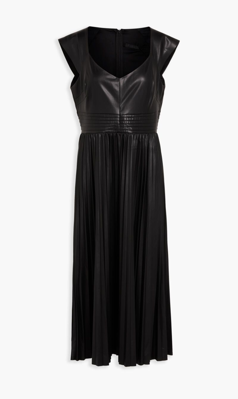 Buy GUESS Faux Leather Pleated Dress for SAR 234.50 The Deal Outlet