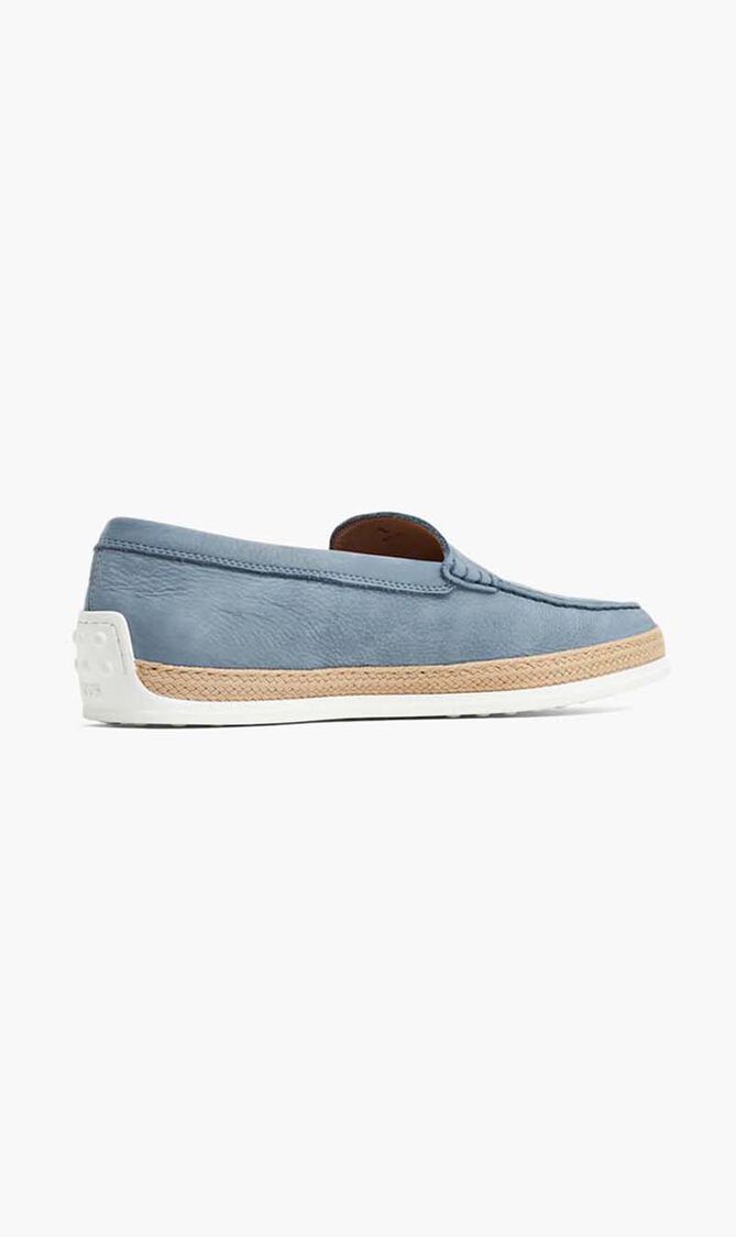 Suede Slip On Loafers