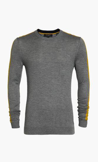 Crew Striped Neck Jumper