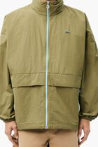 Water-Repellent Removable Hood Windbreaker