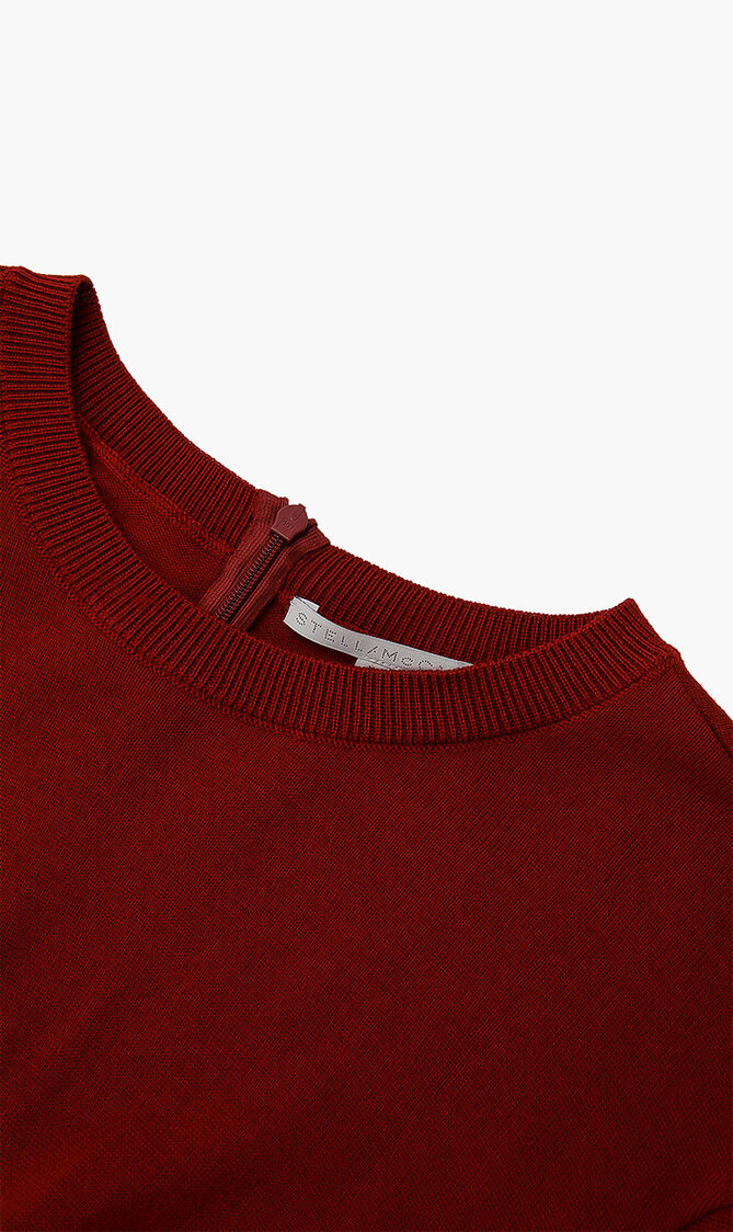 Twisted Merino Long Dress