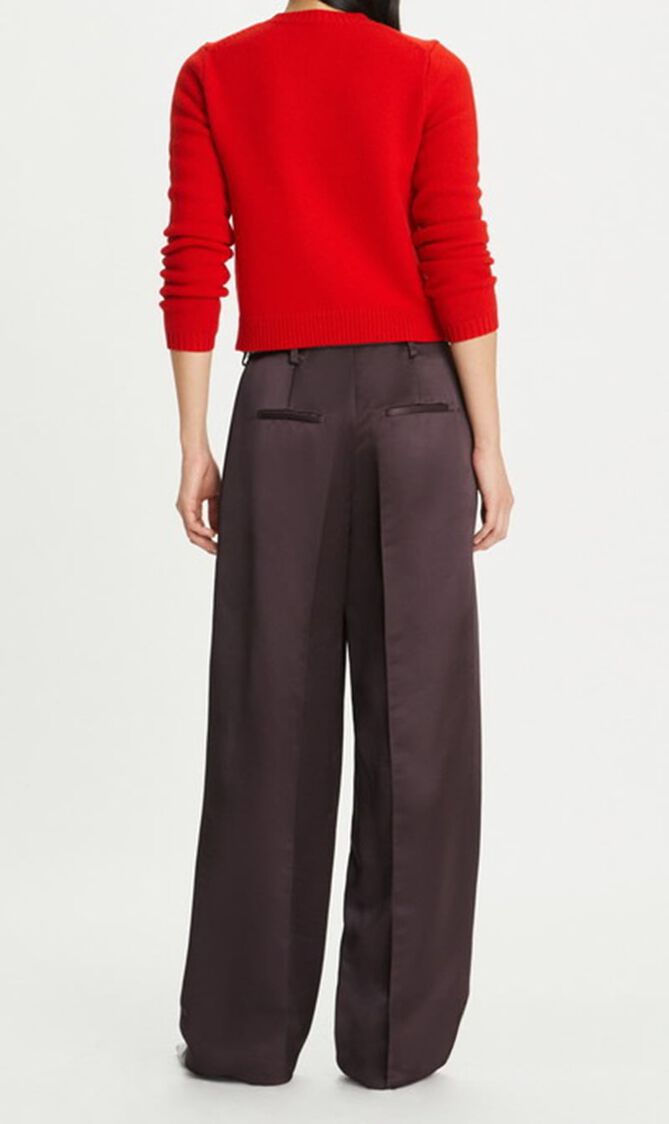 Logo Button Wool Cardigan