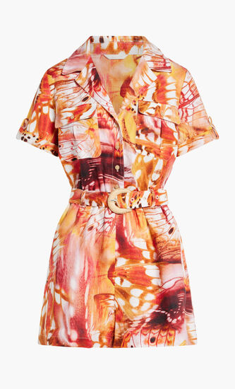CINDY LINEN ROMPER