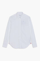 LOGO COTTON OXFORD SPORT SHIRT WITH LONG SLEEVES