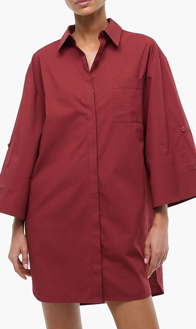 Nico Cotton Poplin Shirtdress